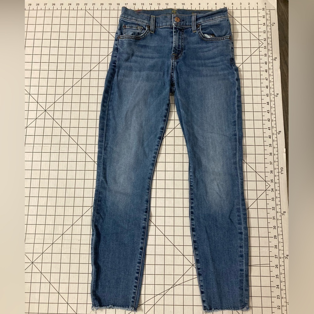 7 For All Mankind‎ Women’s Size 26 The Ankle Skinny Jeans